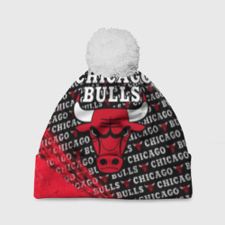 Шапка 3D c помпоном Chicago bulls [6]