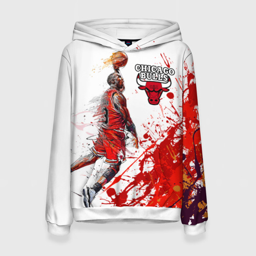 Женская толстовка 3D Chicago bulls [9], цвет 3D печать