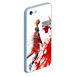 Чехол для iPhone 5/5S матовый Chicago bulls [9] - фото 2