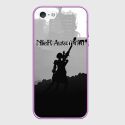 Чехол для iPhone 5/5S матовый Nier Automata