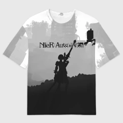 Женская футболка oversize 3D Nier Automata