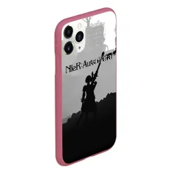 Чехол для iPhone 11 Pro Max матовый Nier Automata - фото 2