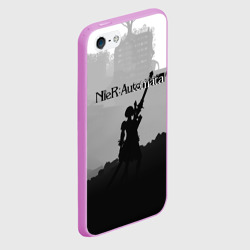 Чехол для iPhone 5/5S матовый Nier Automata - фото 2