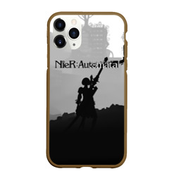 Чехол для iPhone 11 Pro Max матовый Nier Automata