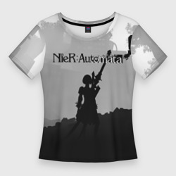 Женская футболка 3D Slim Nier Automata