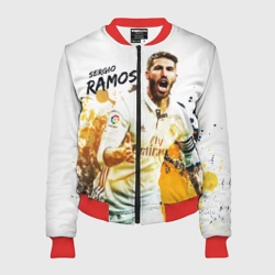 Женский бомбер 3D Серхио Рамос