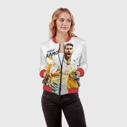 Женский бомбер 3D Серхио Рамос - фото 2