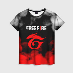 Женская футболка 3D Garena free fire Гарена Фри фаер