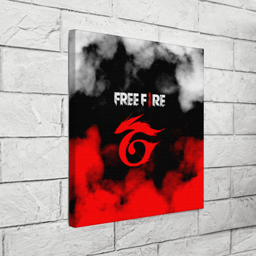 Холст квадратный Garena free fire Гарена Фри фаер, цвет 3D печать - фото 3
