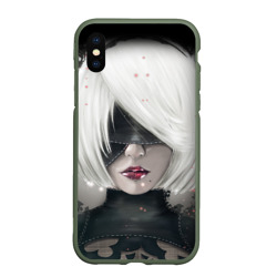 Чехол для iPhone XS Max матовый YoRHa Nier