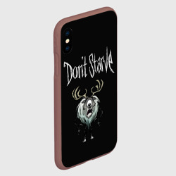 Чехол для iPhone XS Max матовый Циклоп-олень - фото 2