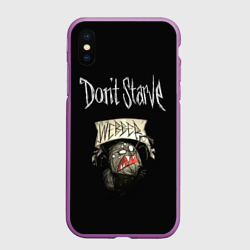 Чехол для iPhone XS Max матовый Angry Webber