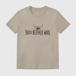 Мужская футболка хлопок Стопроцентная шесть бифало