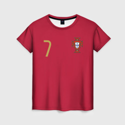 Женская футболка 3D Ronaldo 7