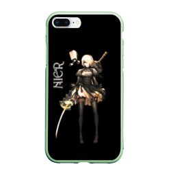 Чехол для iPhone 7Plus/8 Plus матовый Nier Automata 2B