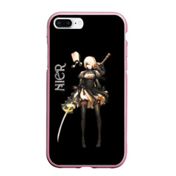 Чехол для iPhone 7Plus/8 Plus матовый Nier Automata 2B