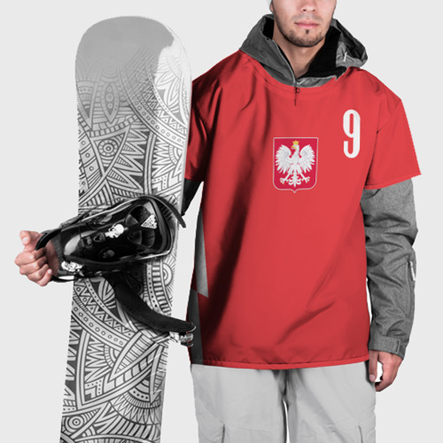 Накидка на куртку 3D Lewandowski Poland 9, цвет 3D печать