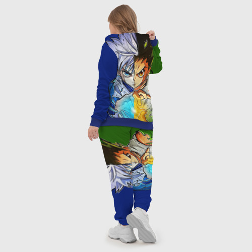 Женский костюм 3D Киллуа золдик и Гон хантер, цвет синий - фото 6
