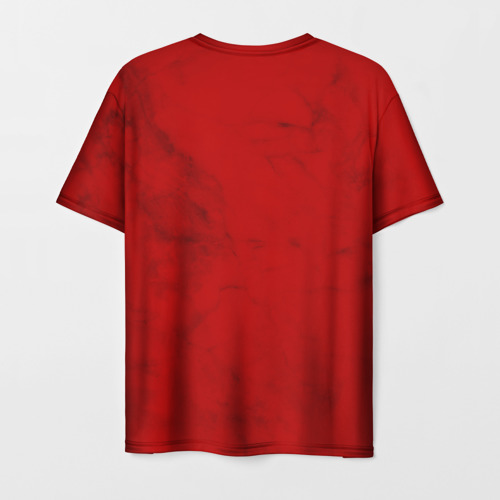 Мужская футболка 3D с принтом СБОРНАЯ РОССИИ 2021 | ФОРМА, вид сзади #1