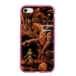 Чехол для iPhone 6/6S матовый Dungeons and Dragons Схватка