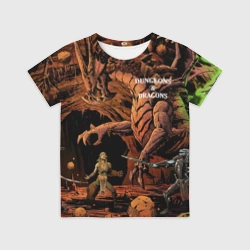 Детская футболка 3D Dungeons and Dragons Схватка