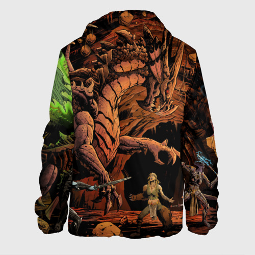 Мужская куртка 3D Dungeons and Dragons Схватка, цвет 3D печать - фото 2