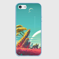 Чехол для iPhone 5/5S матовый No Man Sky
