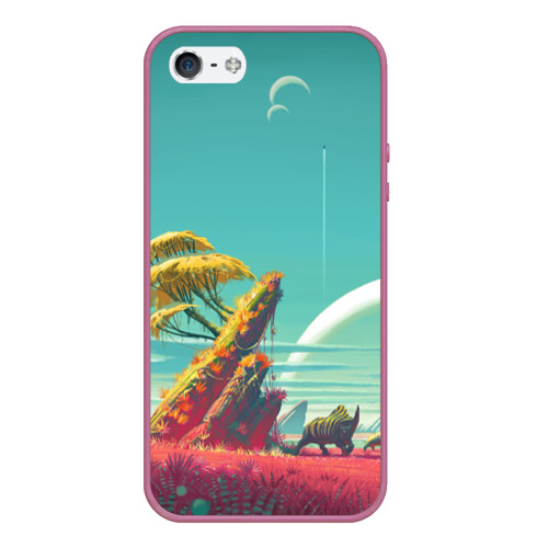 Чехол для iPhone 5/5S матовый No Man Sky