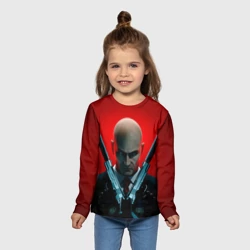 Детский лонгслив 3D Agent here - фото 2