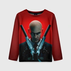 Детский лонгслив 3D Agent here