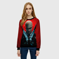 Женский свитшот 3D Agent here - фото 2