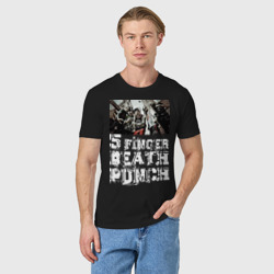 Мужская футболка хлопок Five Finger Death Punch - фото 2