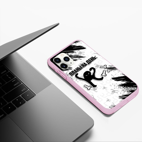 Чехол для iPhone 11 Pro Max матовый с принтом ЪУЪ ПЛАНЫ НА ДЕНЬ, фото #5