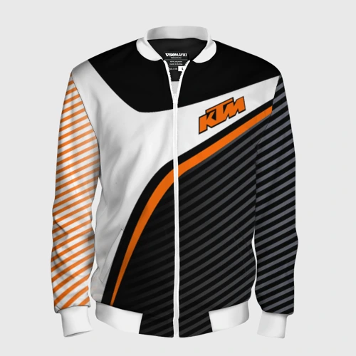 Мужской бомбер 3D KTM motorcycles КТМ мотоцикл