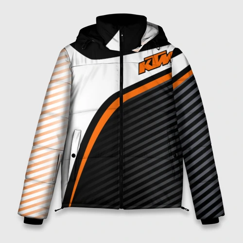 Мужская зимняя куртка 3D KTM motorcycles КТМ мотоцикл