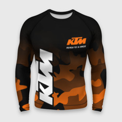 Мужской рашгард 3D KTM motorcycles КТМ мотоцикл