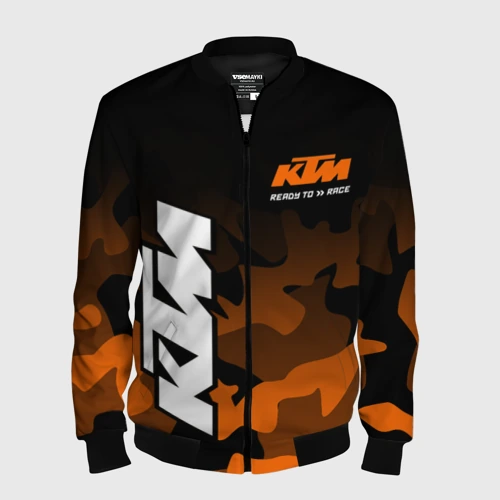 Мужской бомбер 3D KTM motorcycles КТМ мотоцикл