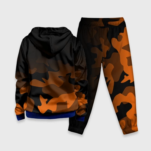 Детский костюм 3D с принтом KTM motorcycles КТМ мотоцикл, вид сзади #1