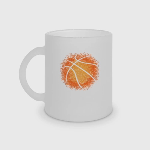 Кружка матовая стеклянная Love The Ball