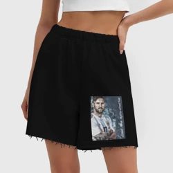Женские шорты oversize футер хлопок Lionel Messi - фото 2