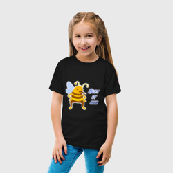 Детская футболка хлопок Пчела Blet it bee - фото 2