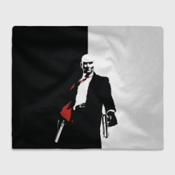 Плед 3D Hitman BW