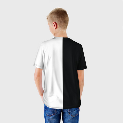 Детская футболка 3D Hitman BW, цвет 3D печать - фото 4