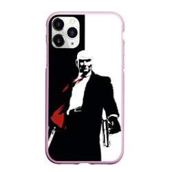 Чехол для iPhone 11 Pro Max матовый Hitman BW