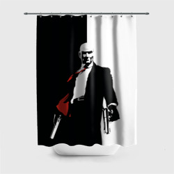 Штора 3D для ванной Hitman BW