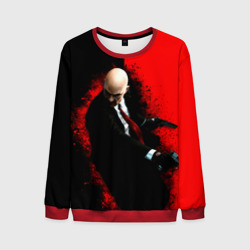 Мужской свитшот 3D Hitman splash