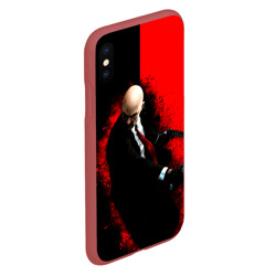 Чехол для iPhone XS Max матовый Hitman splash - фото 2