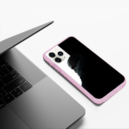 Чехол для iPhone 11 Pro Max матовый Winter Hitman, цвет розовый - фото 5