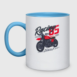 Кружка двухцветная Racing 85 freedom