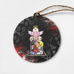 Деревянная игрушка круг The Binding of Isaac Исаак